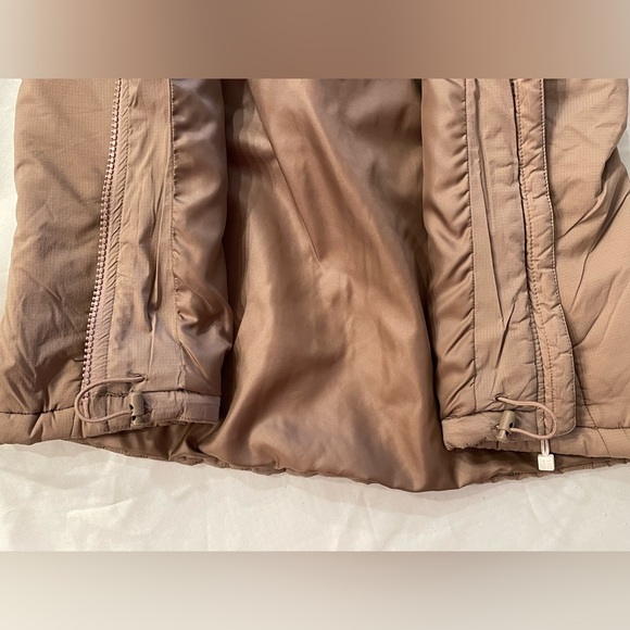 UNIQLO Women Fall / Spring Zipper Coat / Jacket with hood Khaki Size XS - Picture 7 of 8